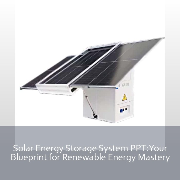 Solar Energy Storage System PPT: Your Blueprint for Renewable Energy Mastery